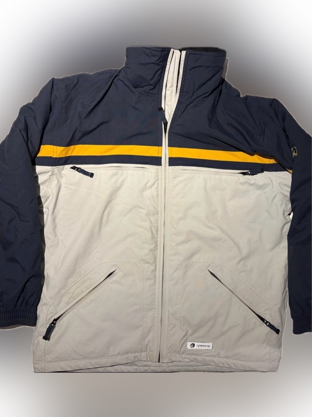 Vintage Ripzone Performance Colorblock Snowboard Jacket Size Large
